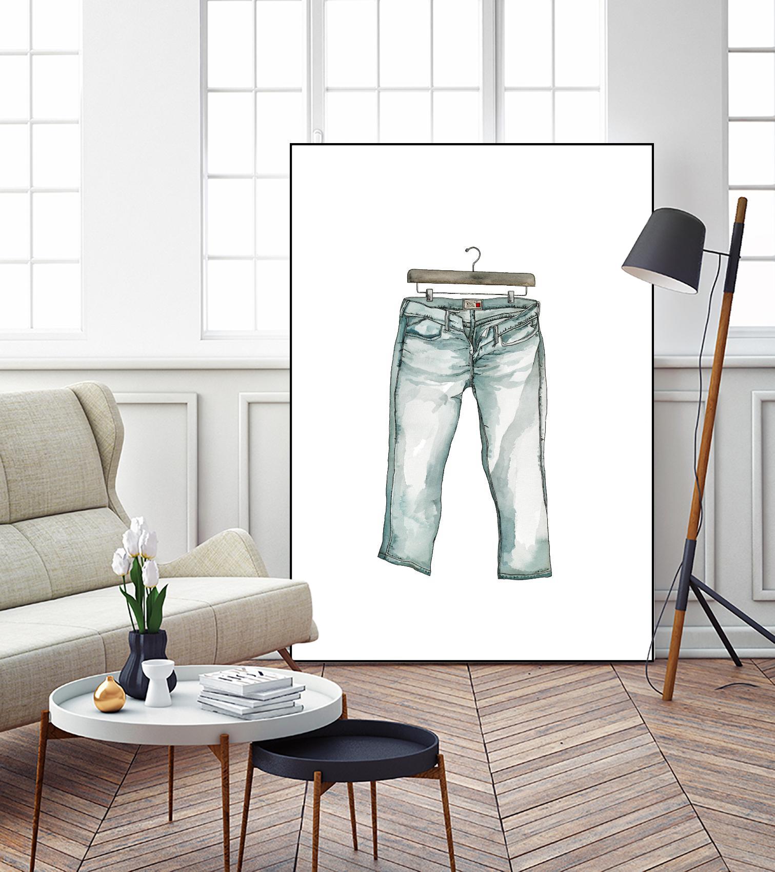 Wearables 2 by NM Studio on GIANT ART - blue figurative fashion