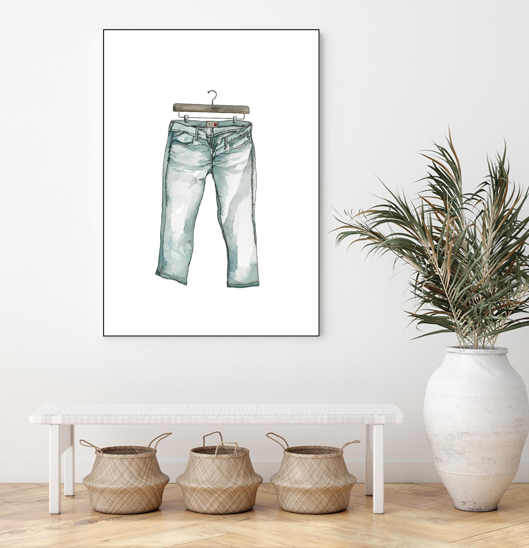 Wearables 2 by NM Studio on GIANT ART - blue figurative fashion