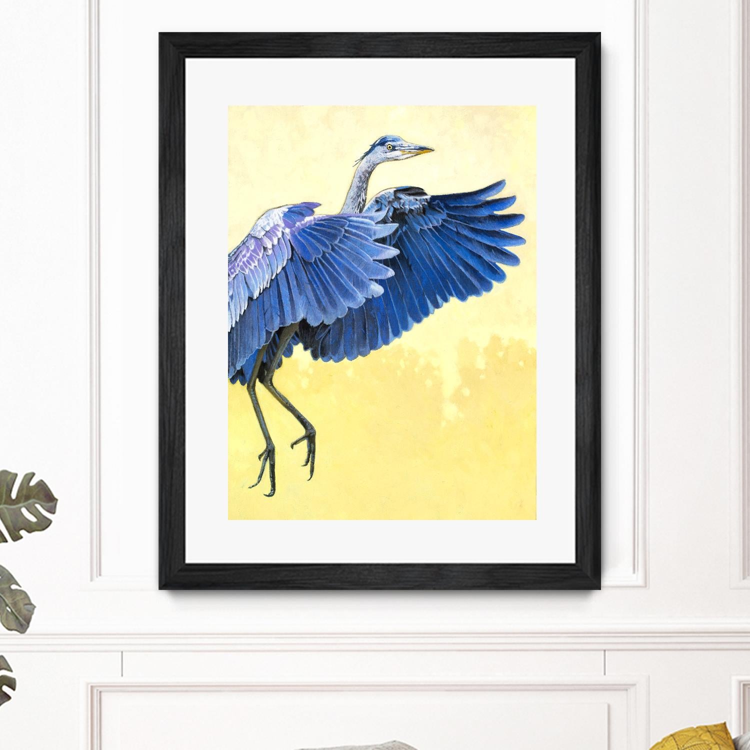 Great Blue Heron by Max Hayslette on GIANT ART - blue animal oiseau