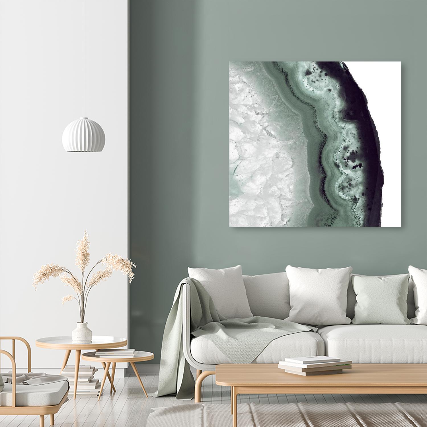 Sage Agate B by THE Studio on GIANT ART - white photography