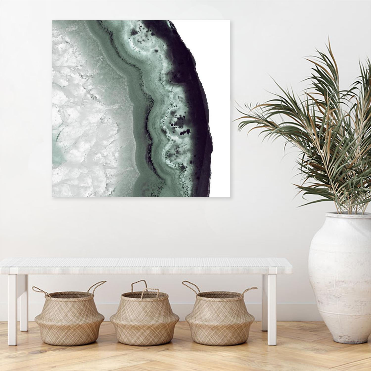 Sage Agate B by THE Studio on GIANT ART - white photography