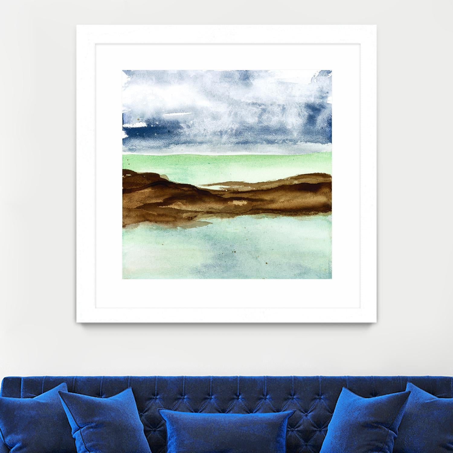 Shore I by Chris Paschke on GIANT ART - green sea scene