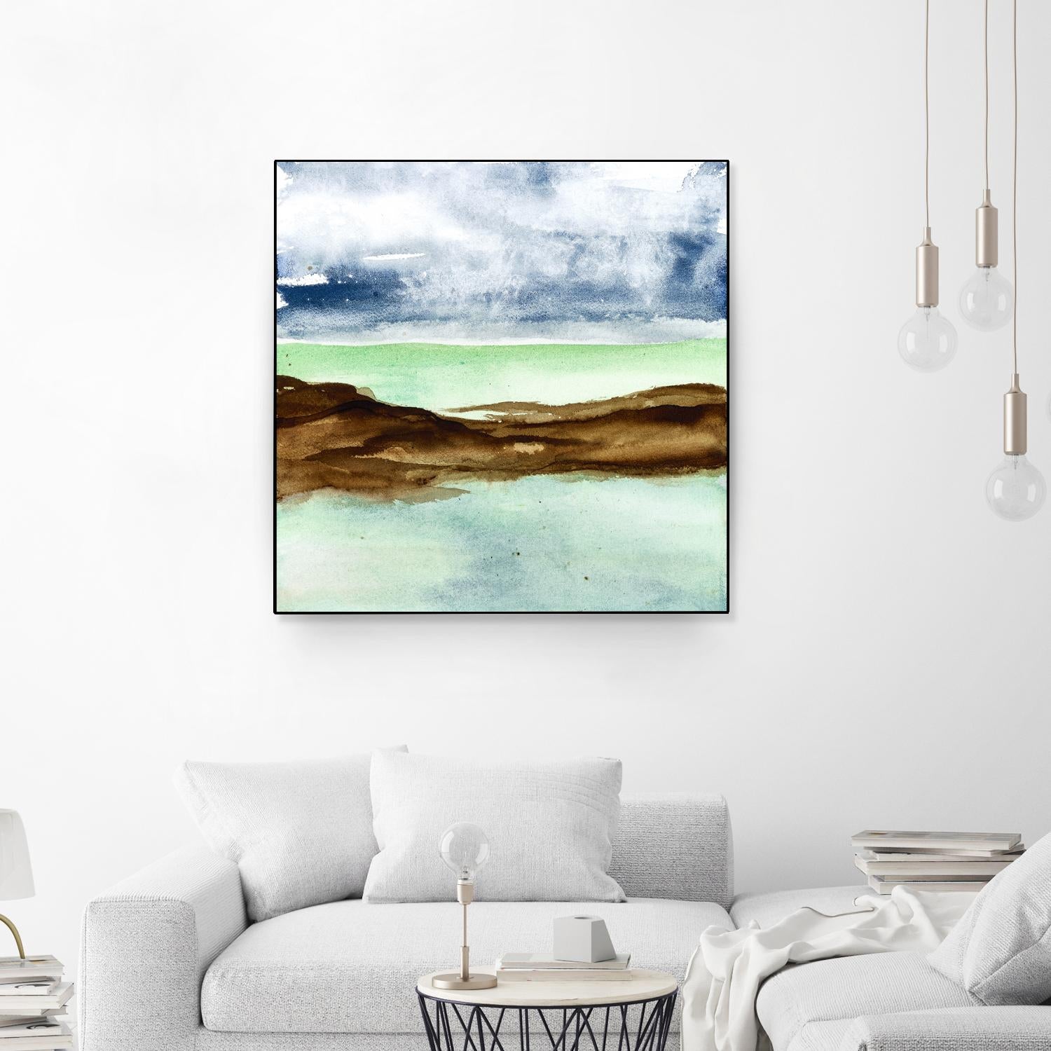 Shore I by Chris Paschke on GIANT ART - green sea scene