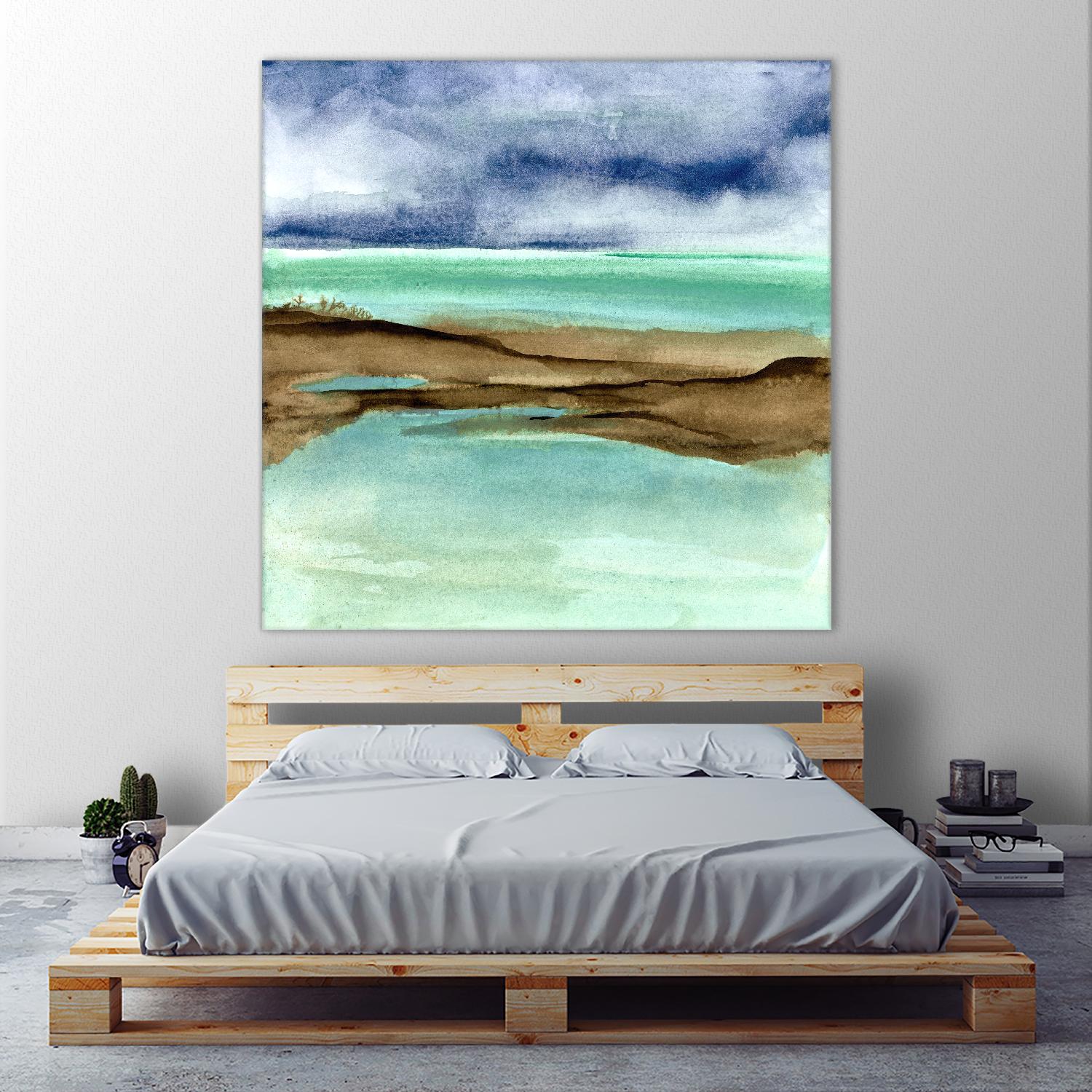 Shore V by Chris Paschke on GIANT ART - blue sea scene