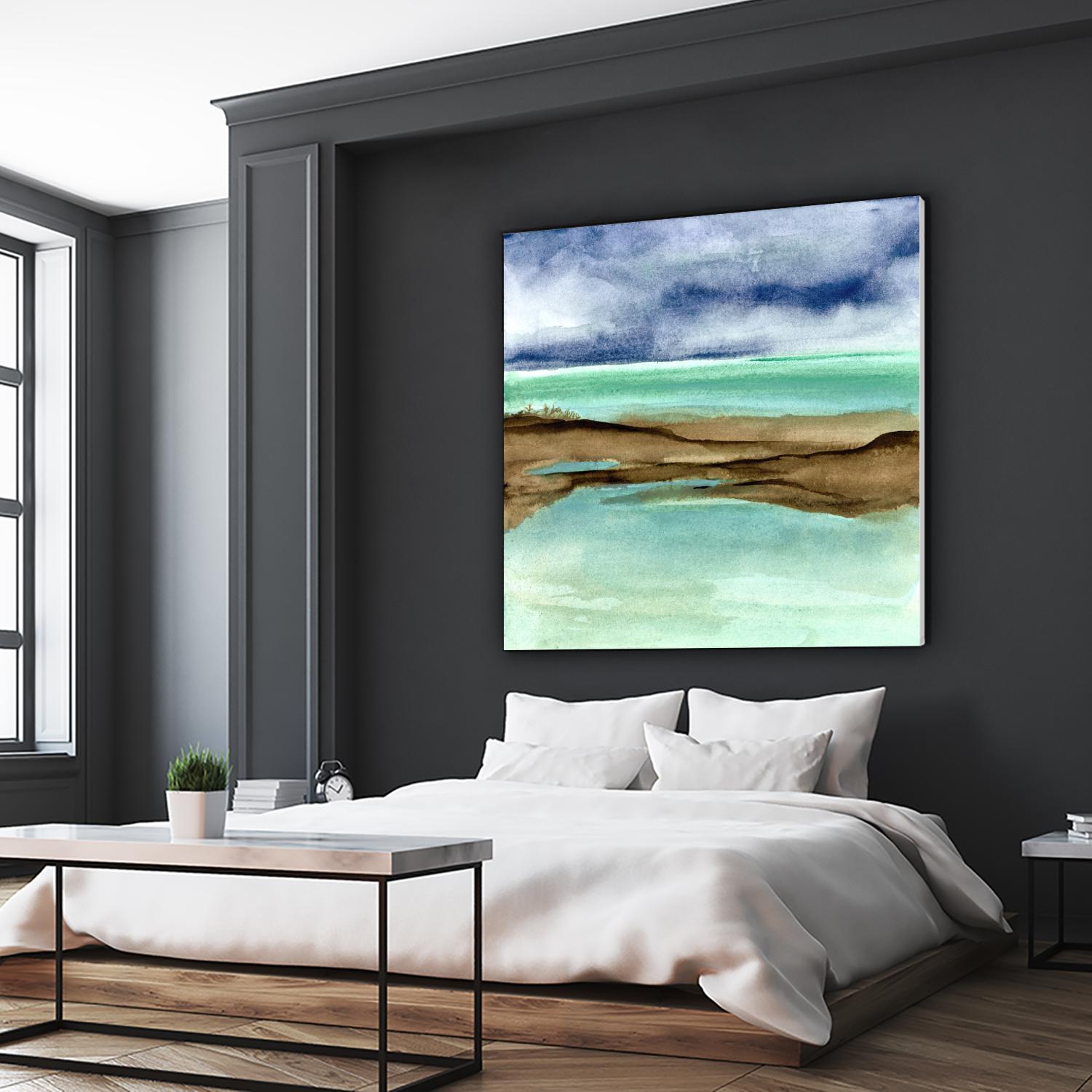 Shore V by Chris Paschke on GIANT ART - blue sea scene