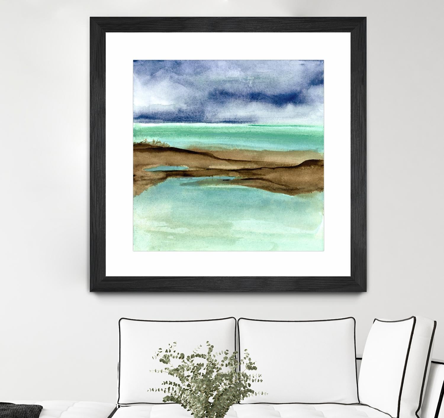 Shore V by Chris Paschke on GIANT ART - blue sea scene