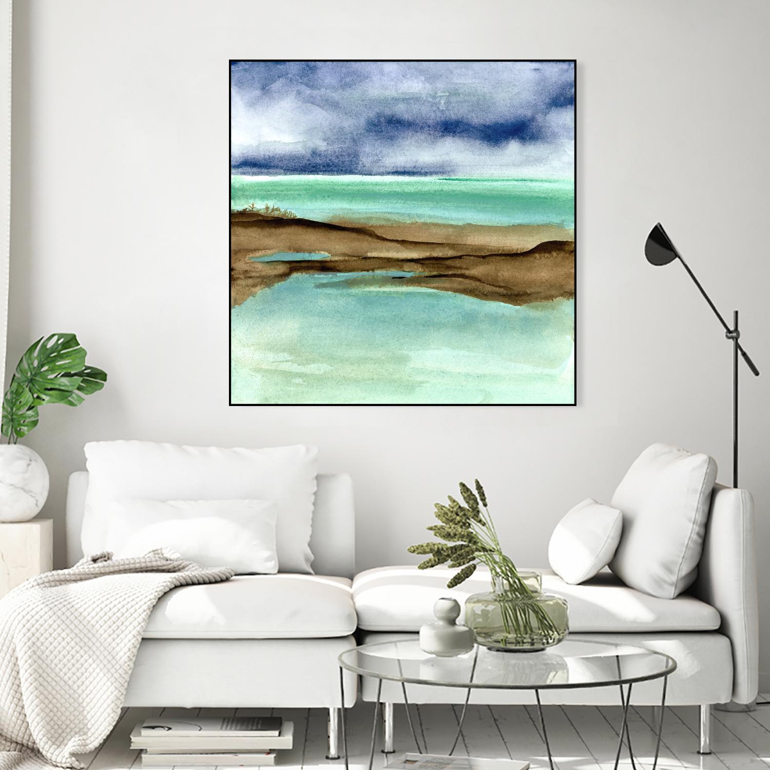 Shore V by Chris Paschke on GIANT ART - blue sea scene