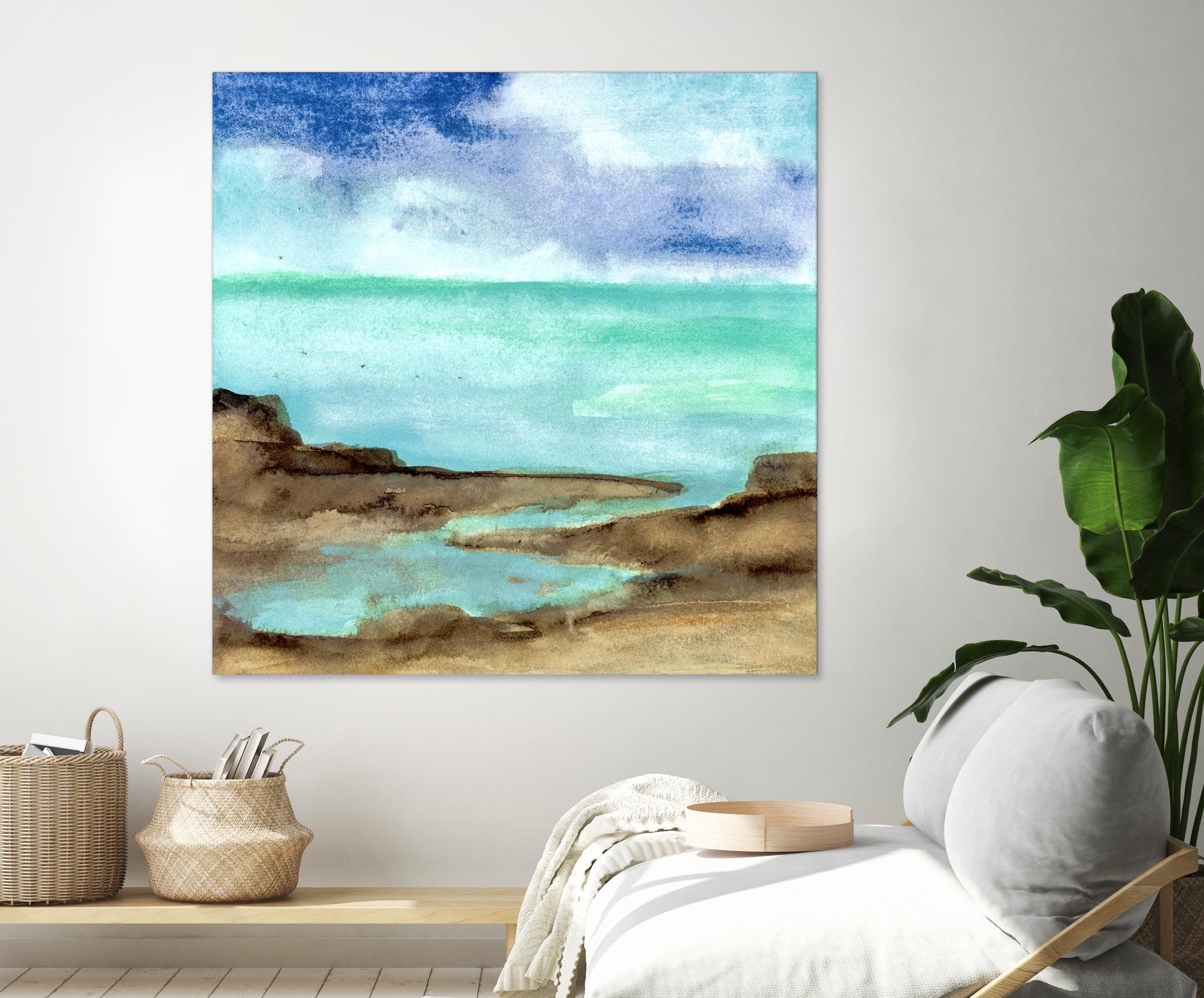 Shore VII by Chris Paschke on GIANT ART - blue sea scene