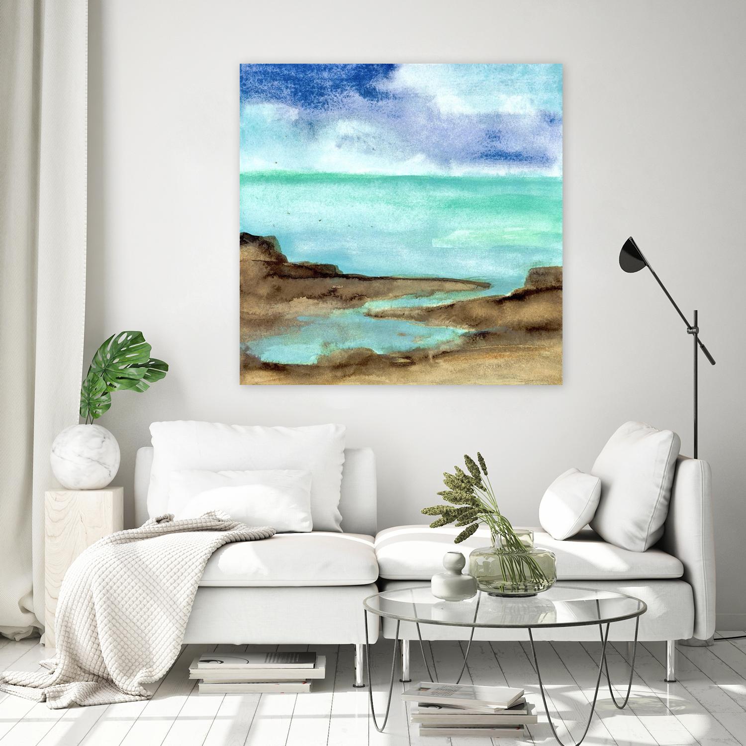 Shore VII by Chris Paschke on GIANT ART - blue sea scene