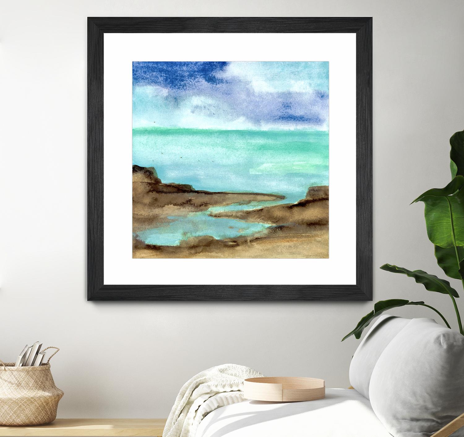 Shore VII by Chris Paschke on GIANT ART - blue sea scene