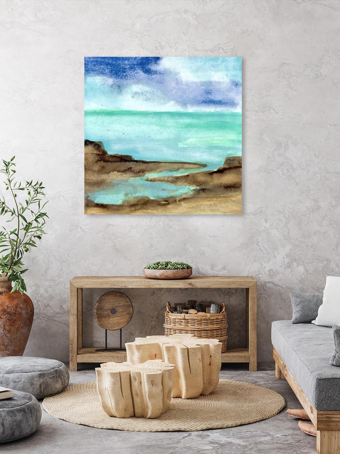 Shore VII by Chris Paschke on GIANT ART - blue sea scene