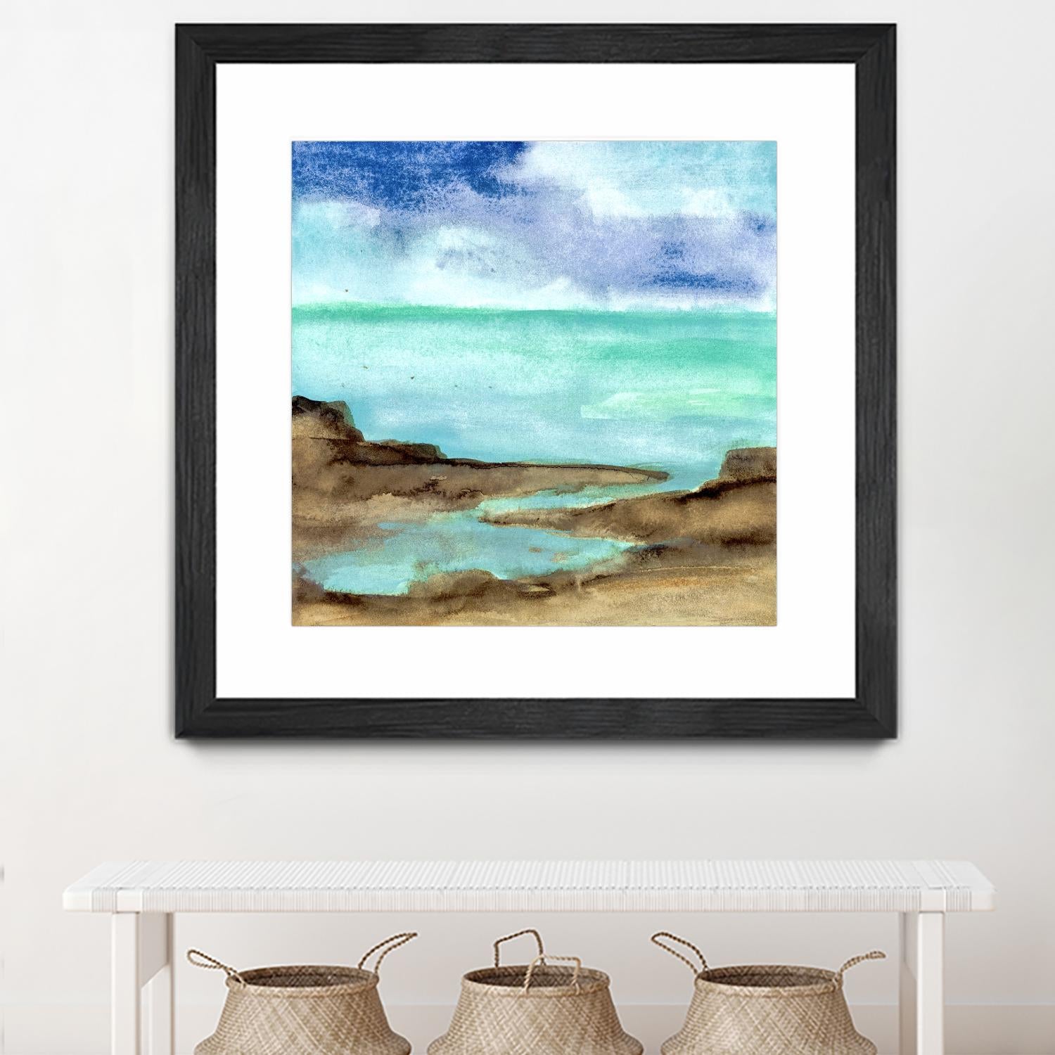 Shore VII by Chris Paschke on GIANT ART - blue sea scene