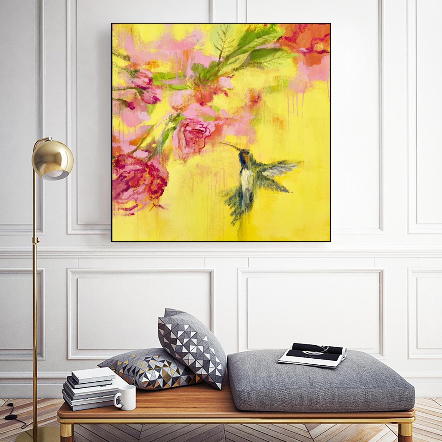 Hummingbird 1 by PN Studio on GIANT ART - green animals bird