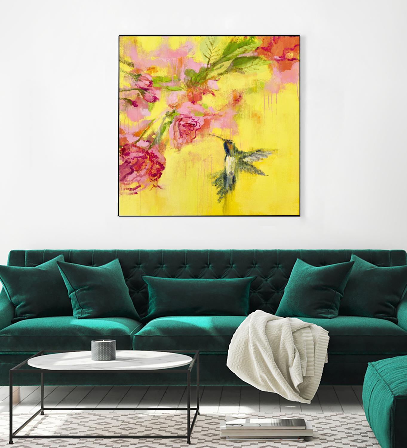 Hummingbird 1 by PN Studio on GIANT ART - green animals bird