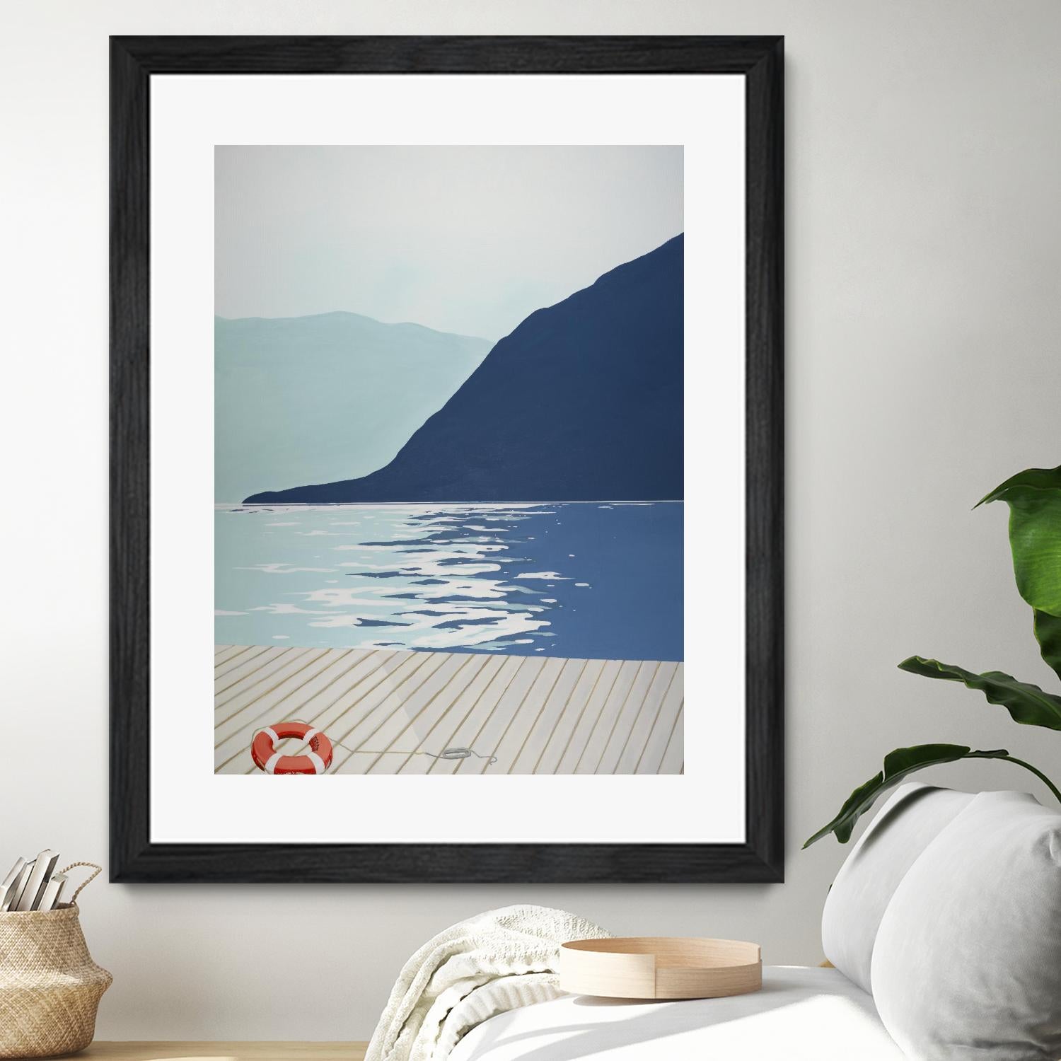 Quiet Blues 1 by Dimond, David Dimond on GIANT ART - blue nautical/seascapes water