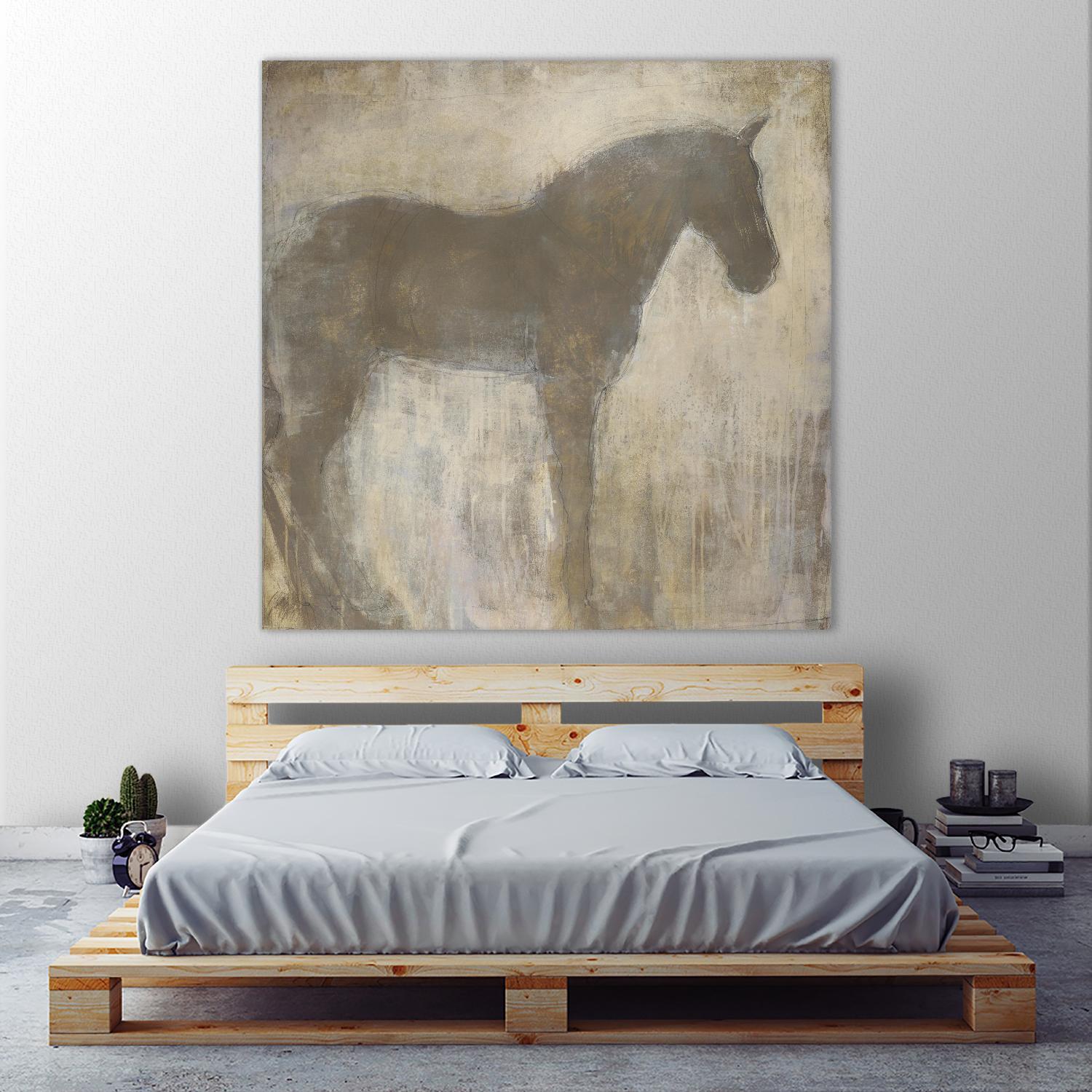 Equine Imprint 1 by Harris, Maeve Harris on GIANT ART - beige animals horse