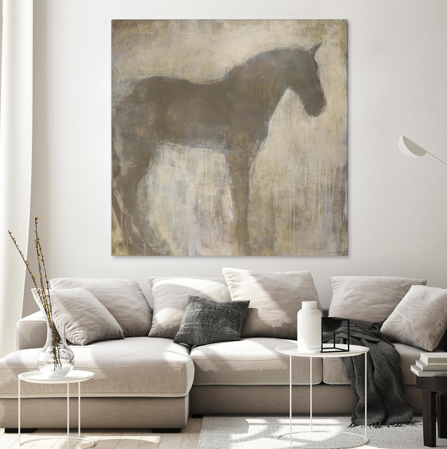 Equine Imprint 1 by Harris, Maeve Harris on GIANT ART - beige animals horse