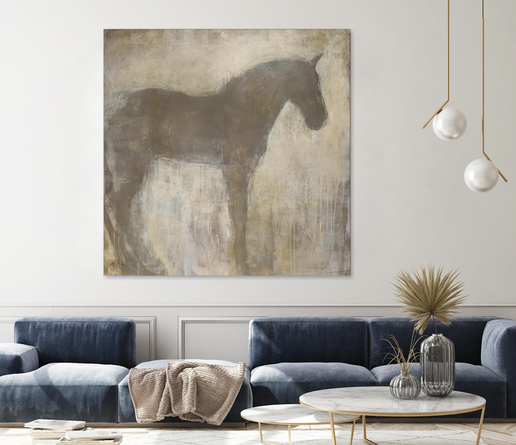 Equine Imprint 1 by Harris, Maeve Harris on GIANT ART - beige animals horse