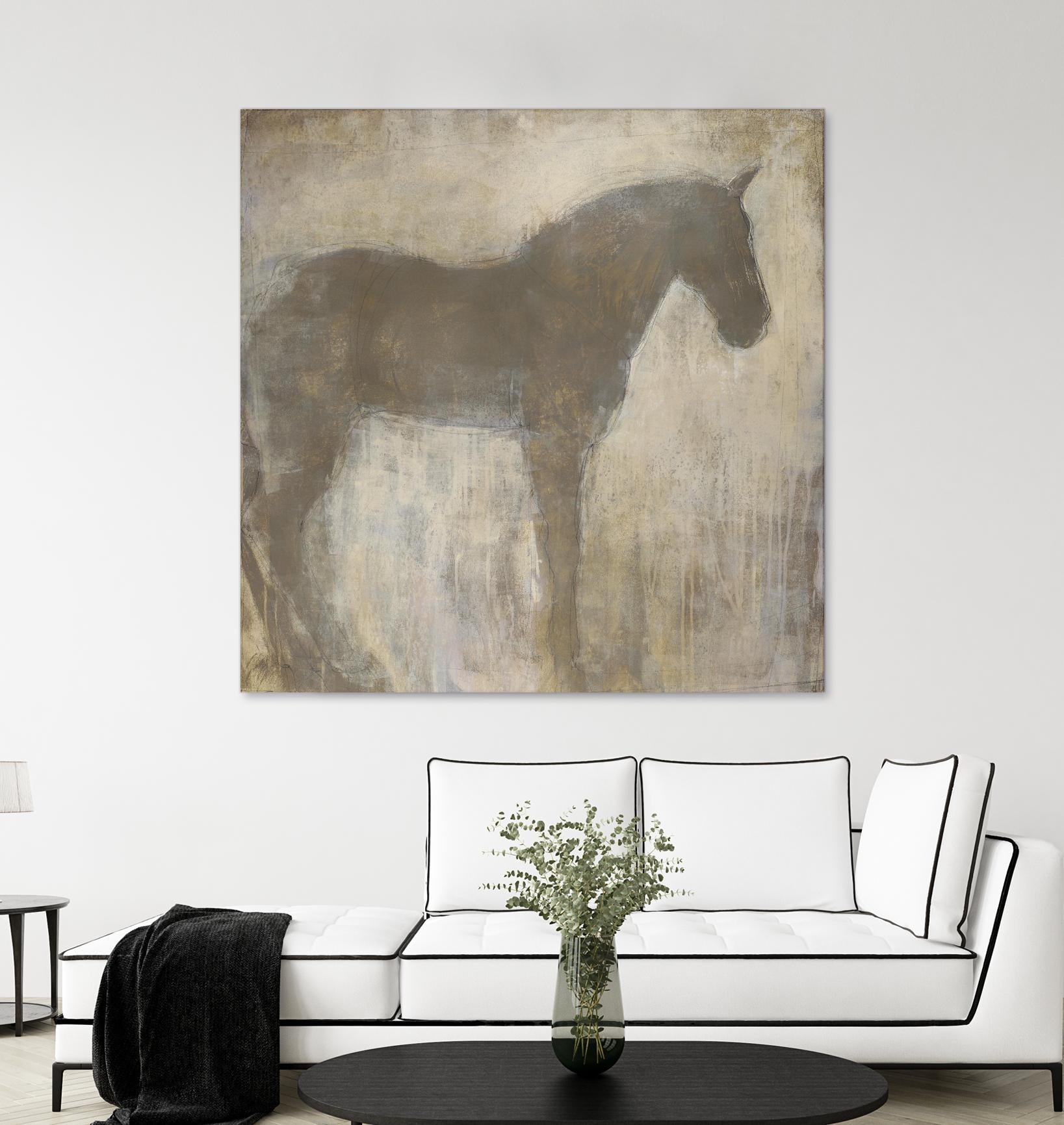 Equine Imprint 1 by Harris, Maeve Harris on GIANT ART - beige animals horse