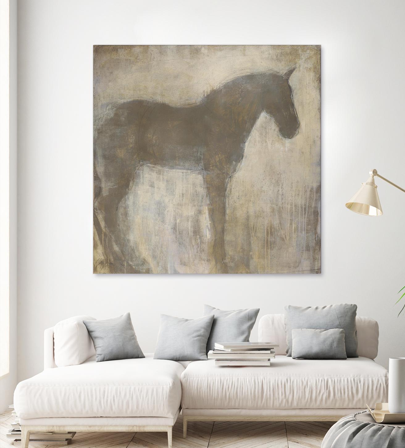 Equine Imprint 1 by Harris, Maeve Harris on GIANT ART - beige animals horse