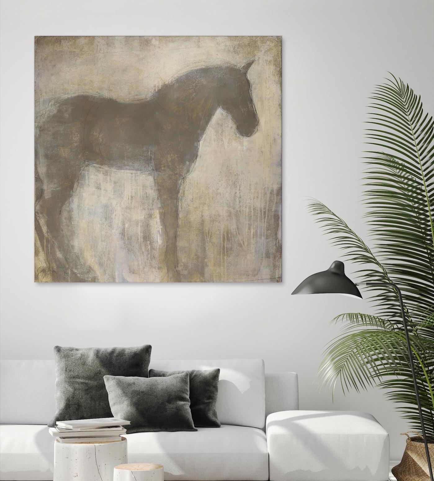 Equine Imprint 1 by Harris, Maeve Harris on GIANT ART - beige animals horse