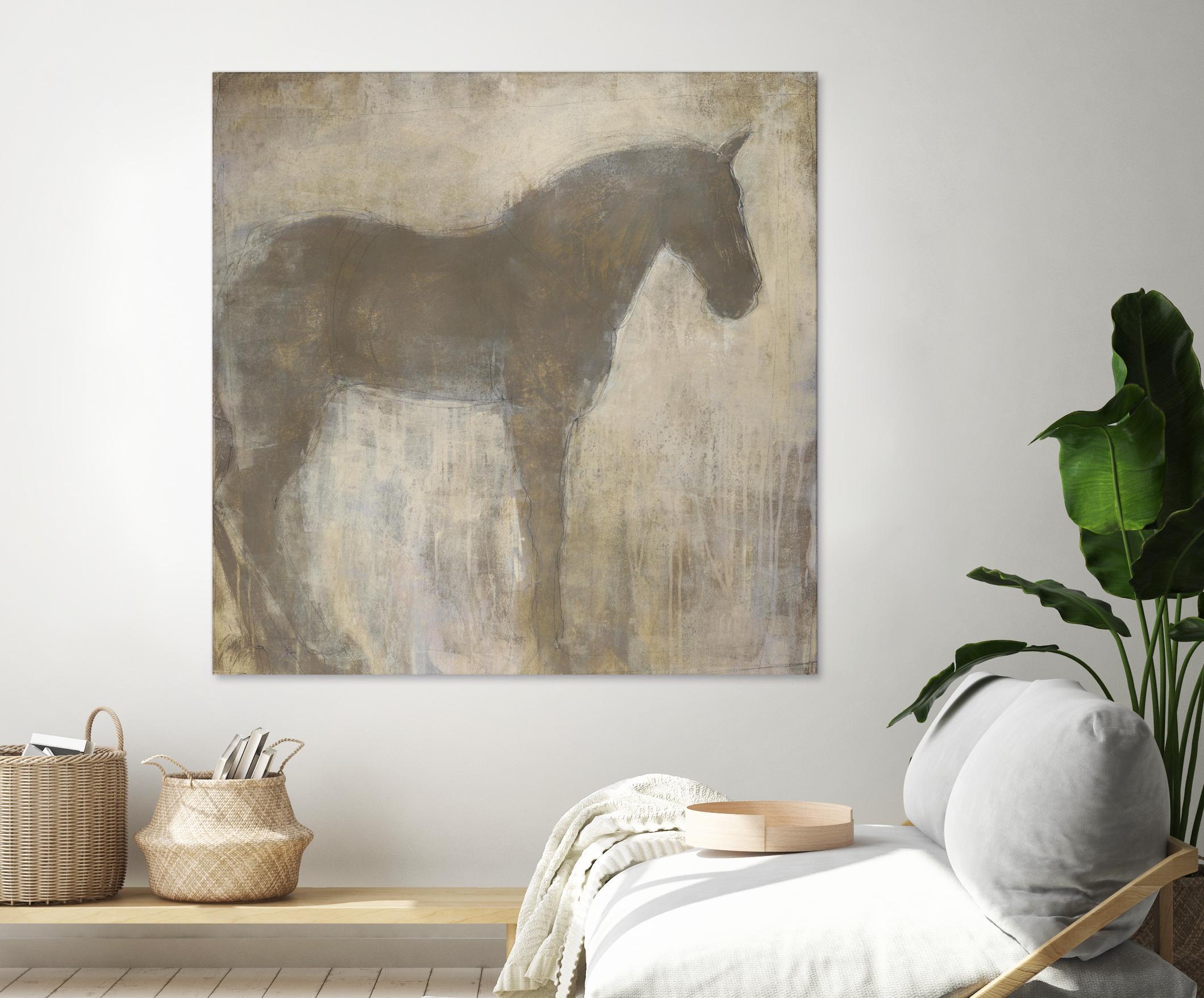 Equine Imprint 1 by Harris, Maeve Harris on GIANT ART - beige animals horse