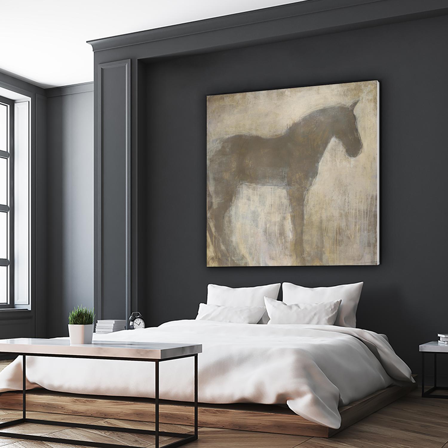 Equine Imprint 1 by Harris, Maeve Harris on GIANT ART - beige animals horse