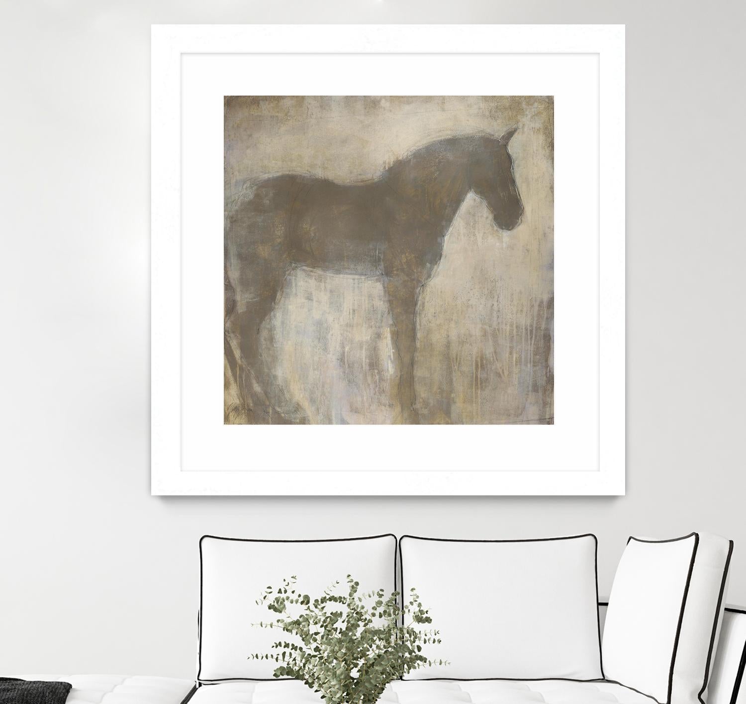 Equine Imprint 1 by Harris, Maeve Harris on GIANT ART - beige animals horse