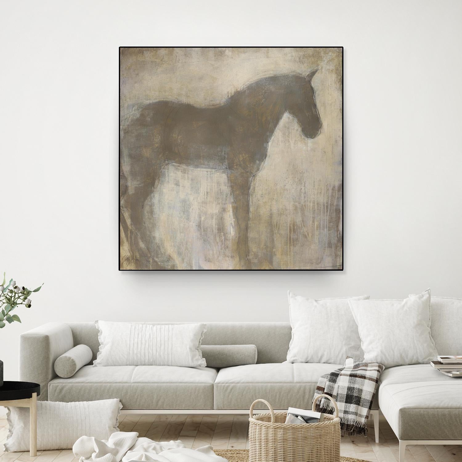 Equine Imprint 1 by Harris, Maeve Harris on GIANT ART - beige animals horse
