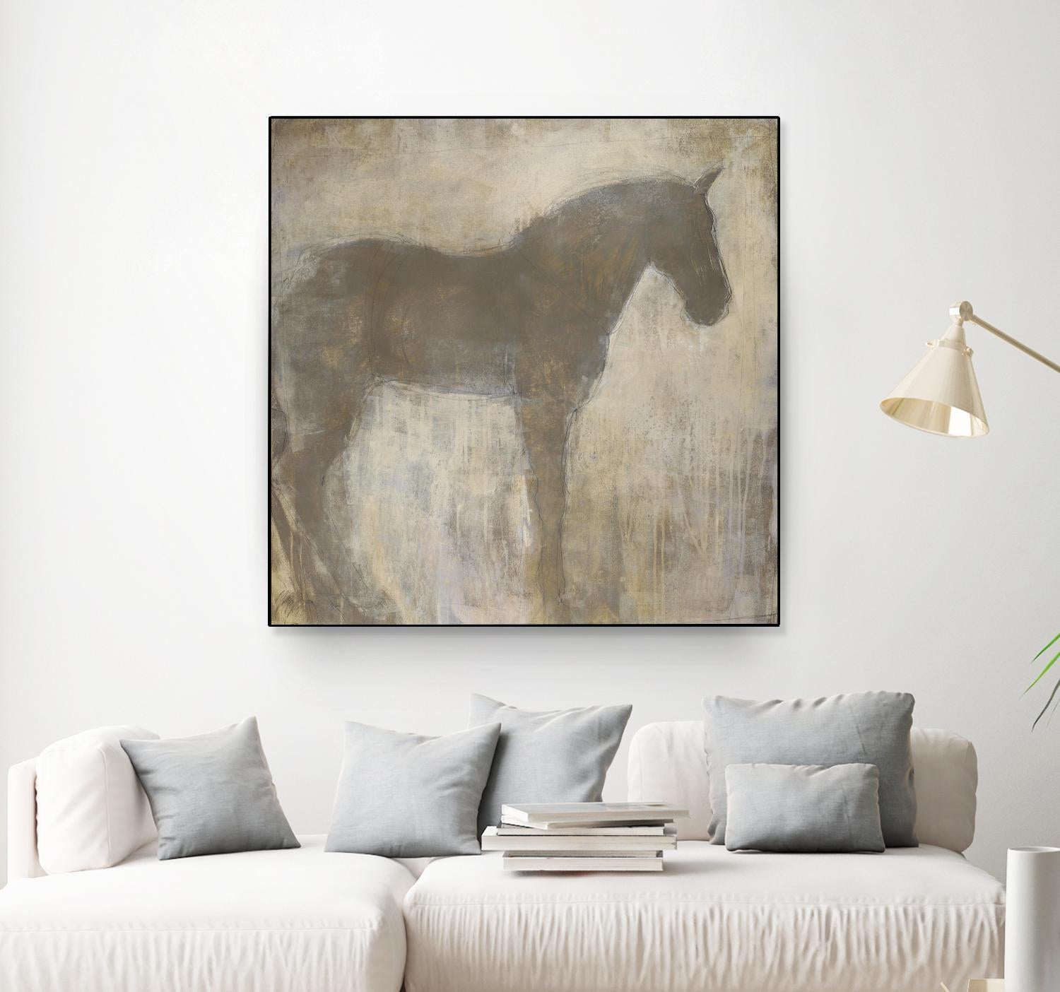 Equine Imprint 1 by Harris, Maeve Harris on GIANT ART - beige animals horse