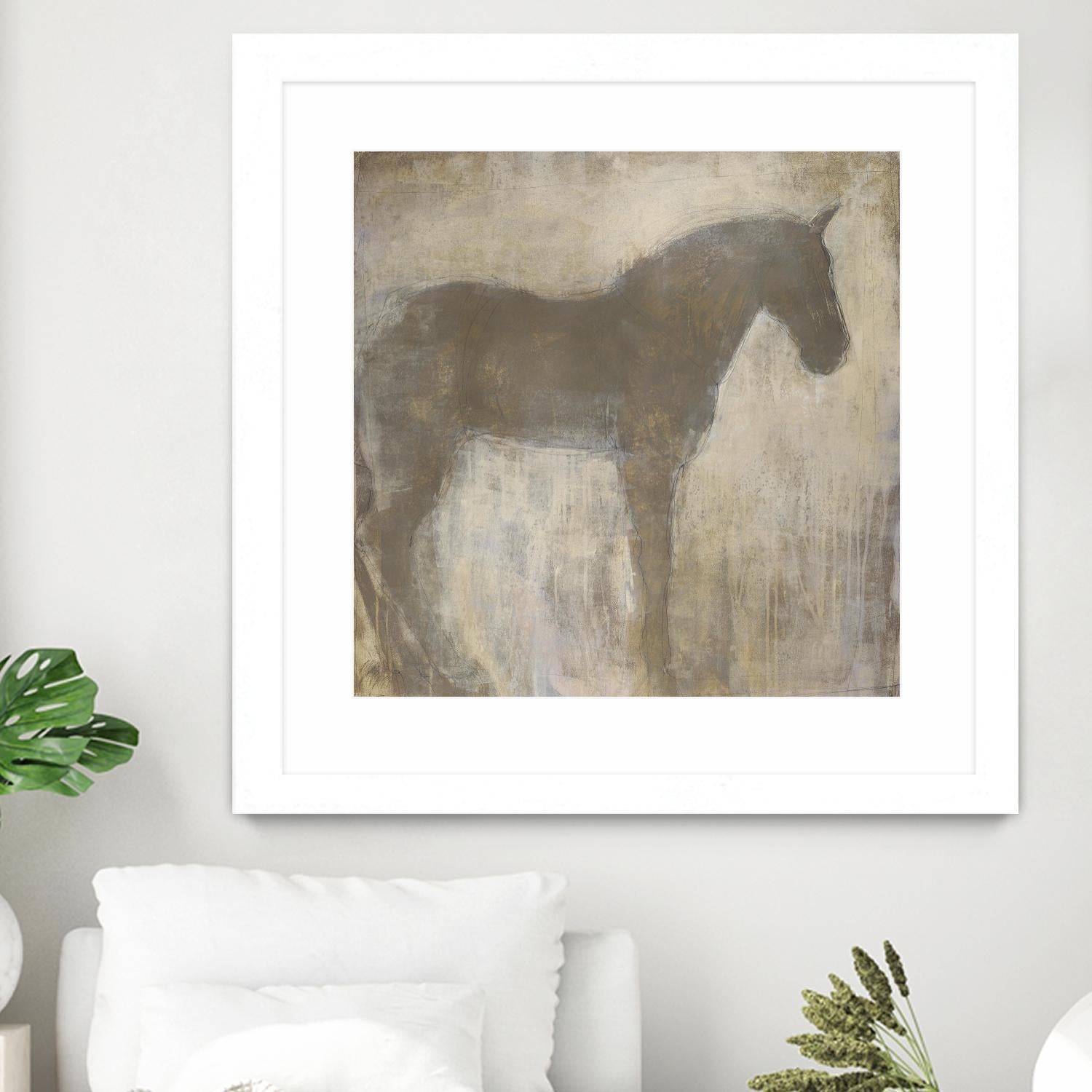 Equine Imprint 1 by Harris, Maeve Harris on GIANT ART - beige animals horse