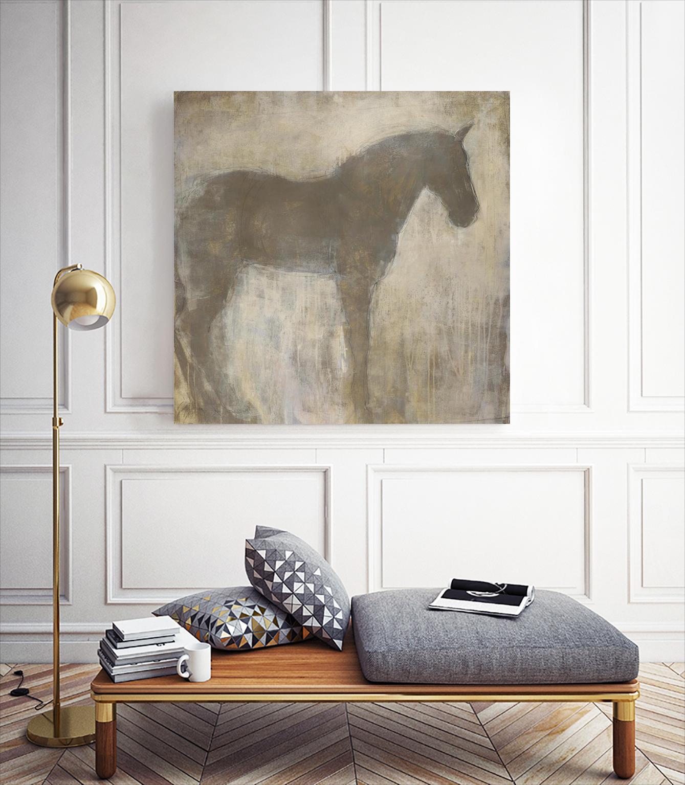 Equine Imprint 1 by Harris, Maeve Harris on GIANT ART - beige animals horse