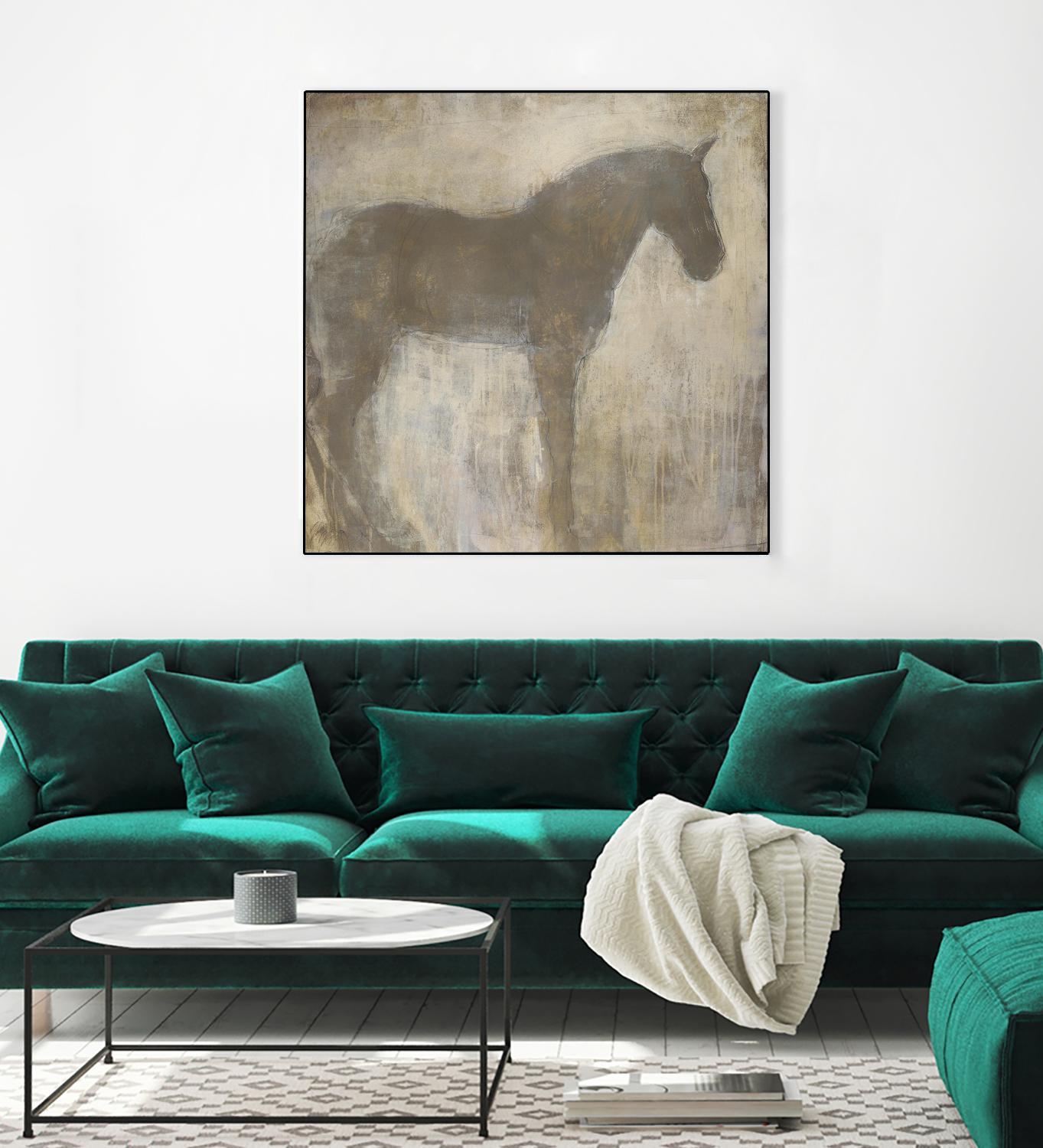 Equine Imprint 1 by Harris, Maeve Harris on GIANT ART - beige animals horse