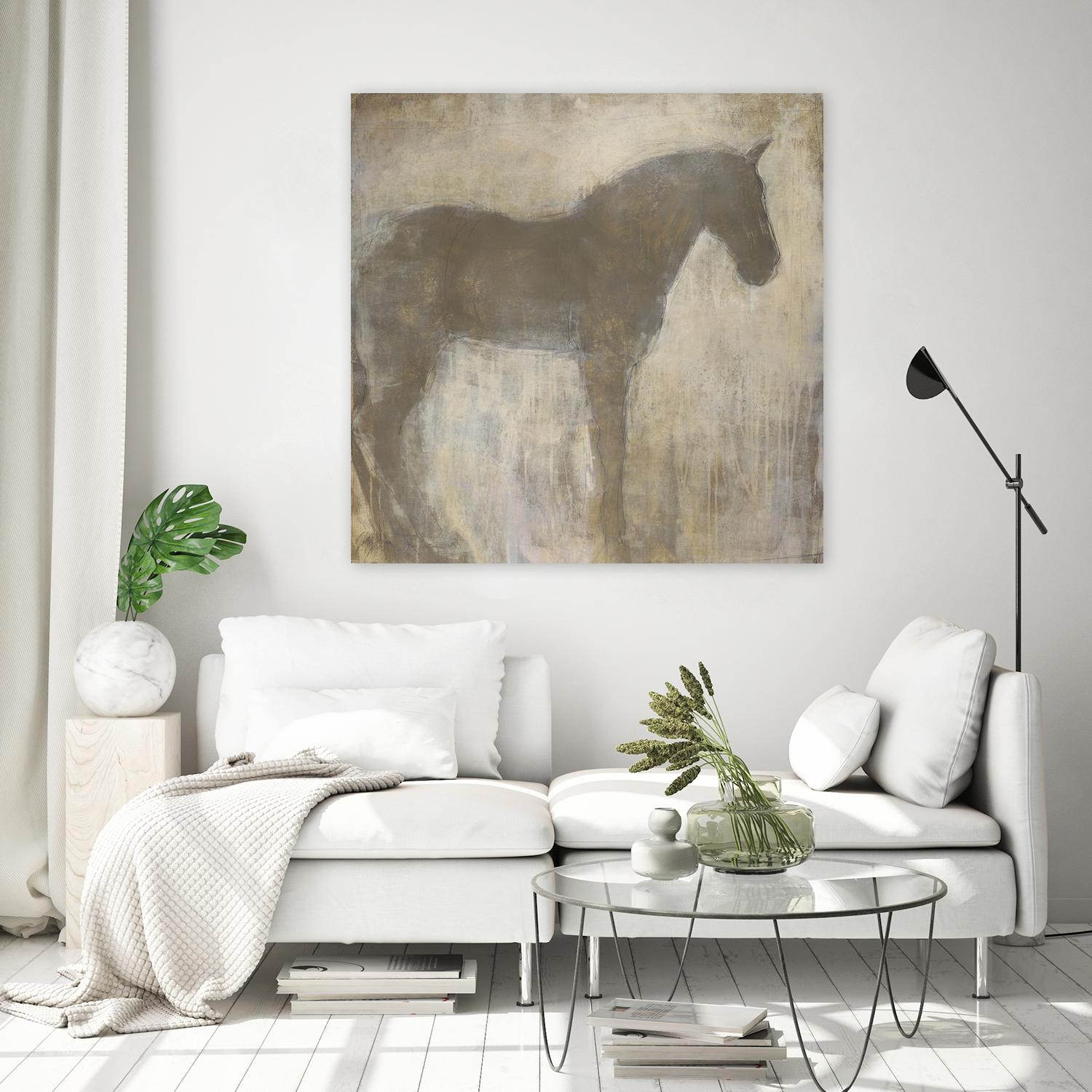 Equine Imprint 1 by Harris, Maeve Harris on GIANT ART - beige animals horse