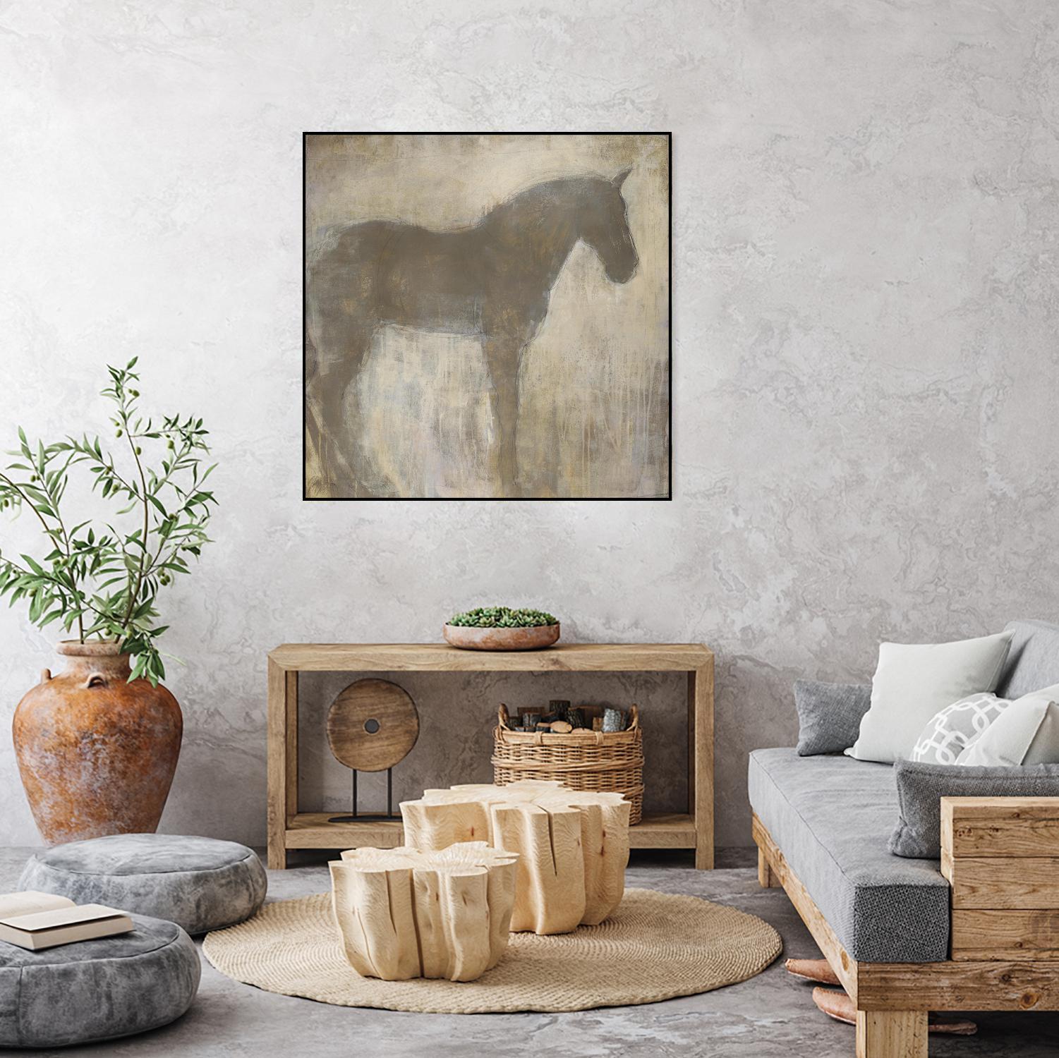 Equine Imprint 1 by Harris, Maeve Harris on GIANT ART - beige animals horse