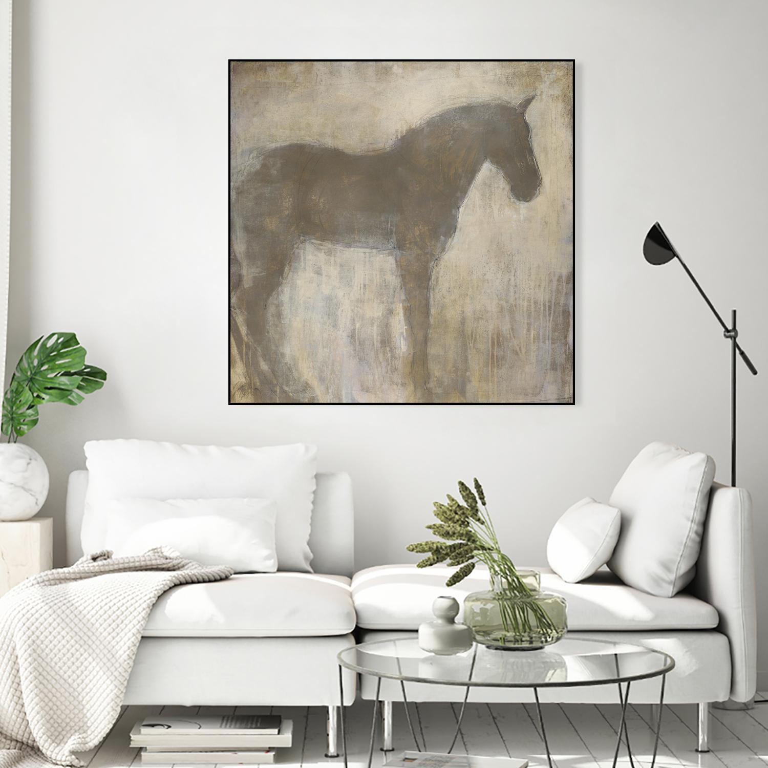 Equine Imprint 1 by Harris, Maeve Harris on GIANT ART - beige animals horse