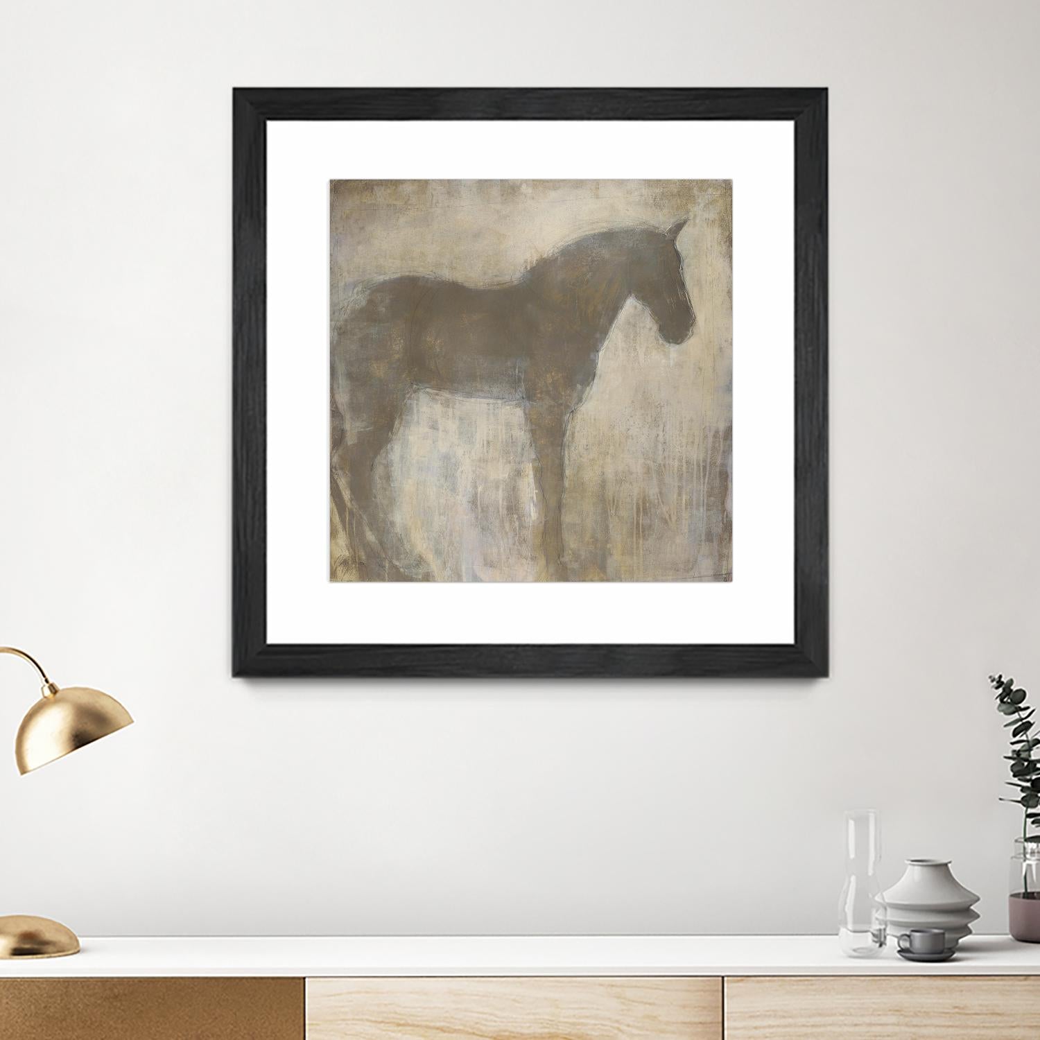 Equine Imprint 1 by Harris, Maeve Harris on GIANT ART - beige animals horse