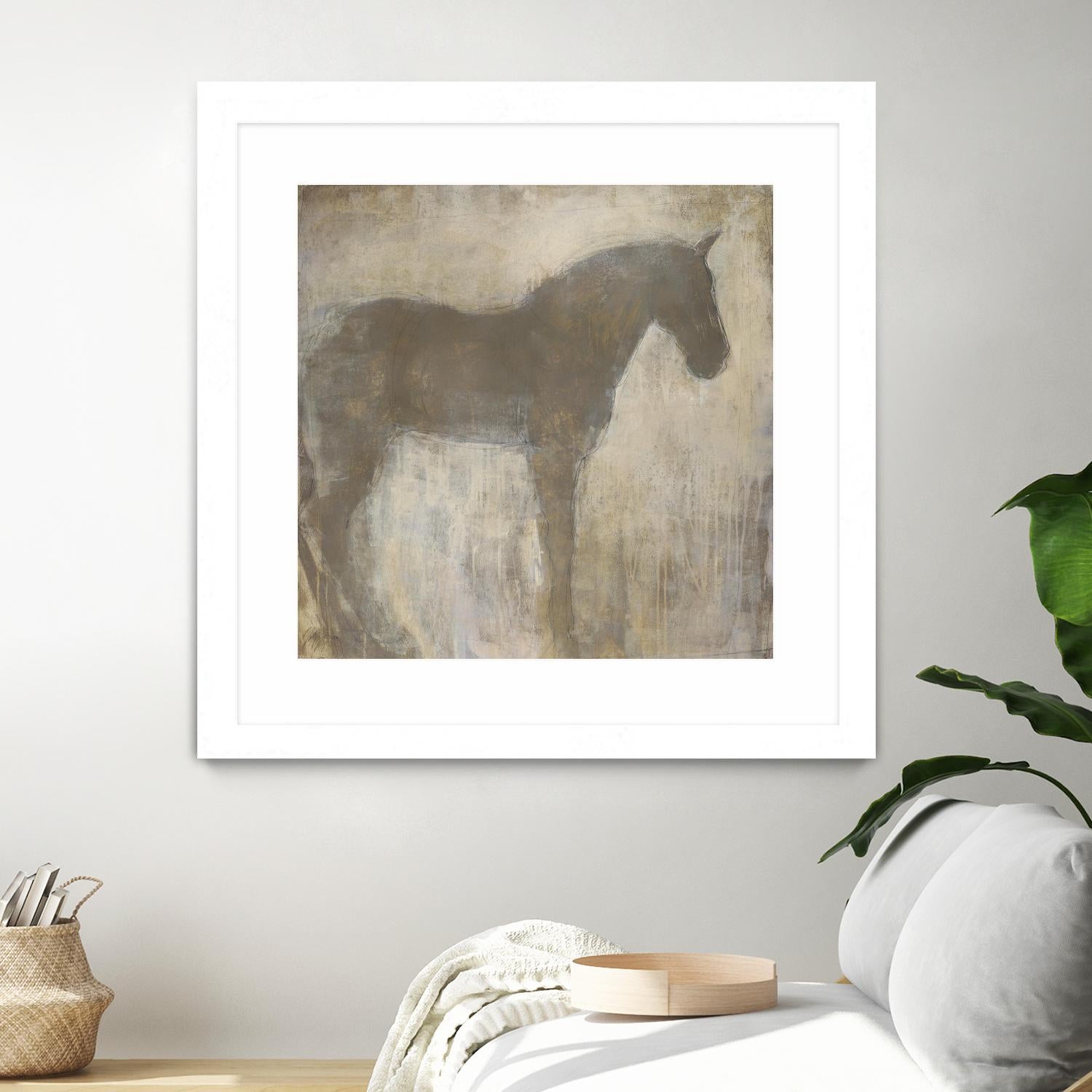 Equine Imprint 1 by Harris, Maeve Harris on GIANT ART - beige animals horse