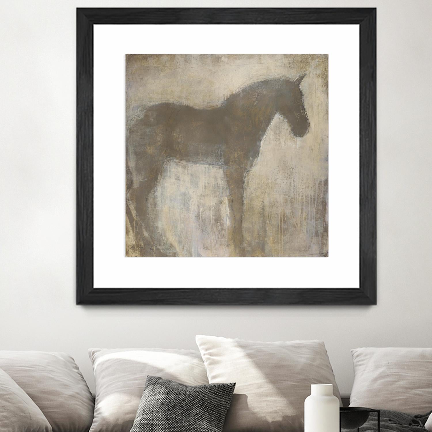 Equine Imprint 1 by Harris, Maeve Harris on GIANT ART - beige animals horse