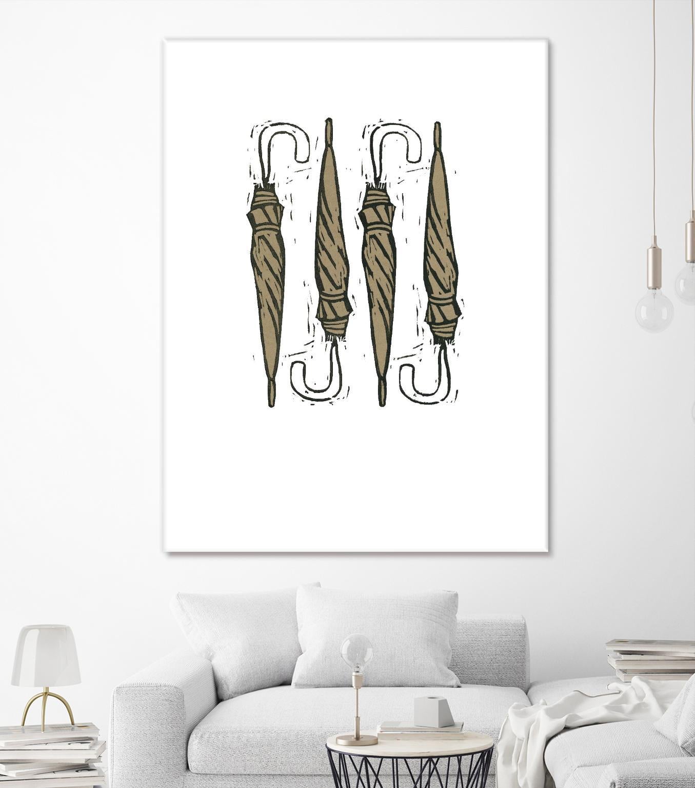 Umbrella Group 1 by Harvey, Brenna Harvey on GIANT ART - black still life fashion