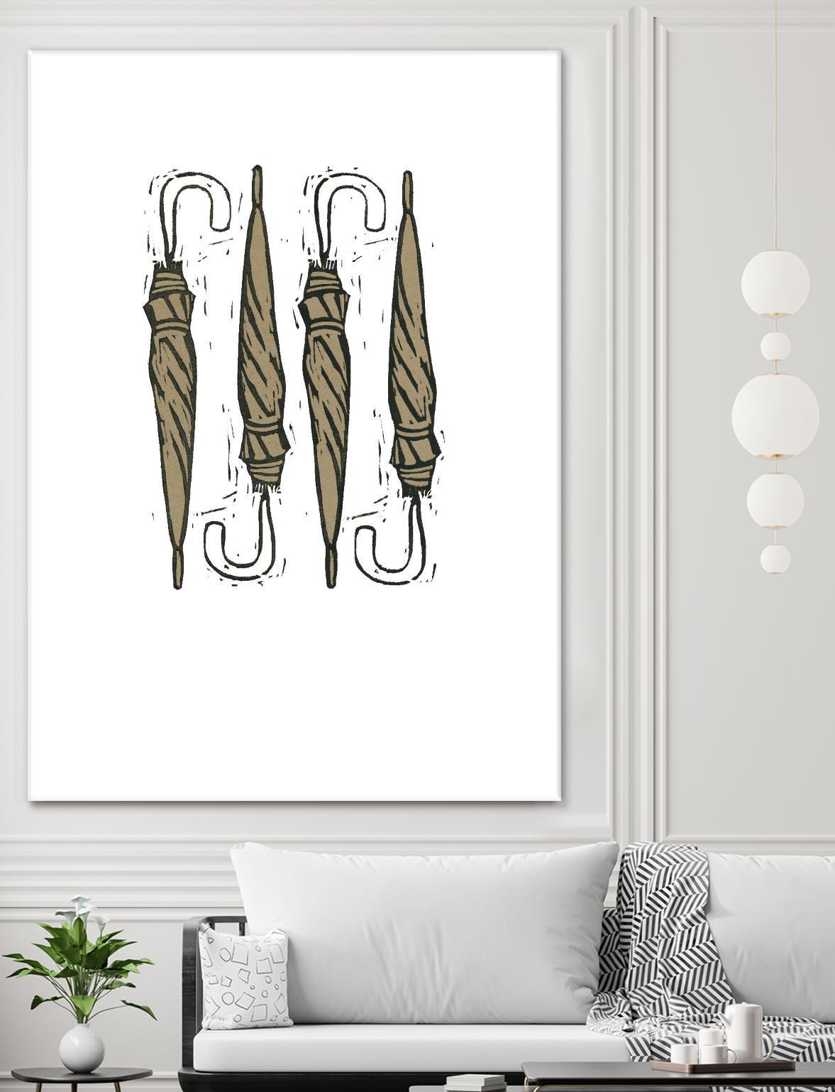 Umbrella Group 1 by Harvey, Brenna Harvey on GIANT ART - black still life fashion