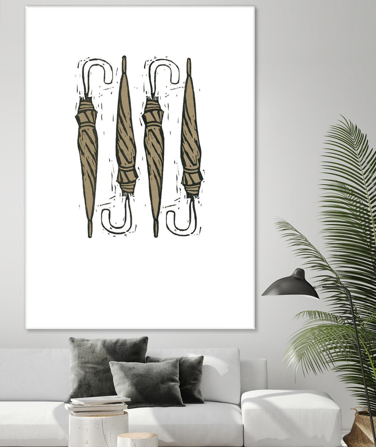 Umbrella Group 1 by Harvey, Brenna Harvey on GIANT ART - black still life fashion