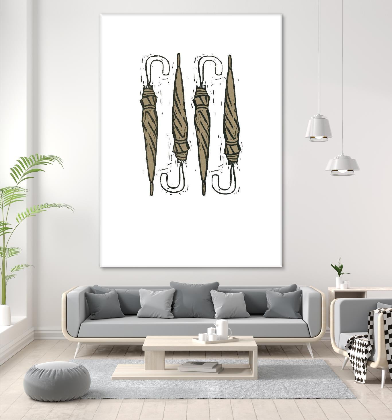 Umbrella Group 1 by Harvey, Brenna Harvey on GIANT ART - black still life fashion