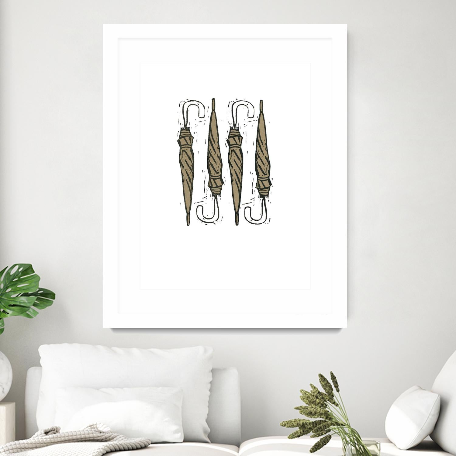 Umbrella Group 1 by Harvey, Brenna Harvey on GIANT ART - black still life fashion