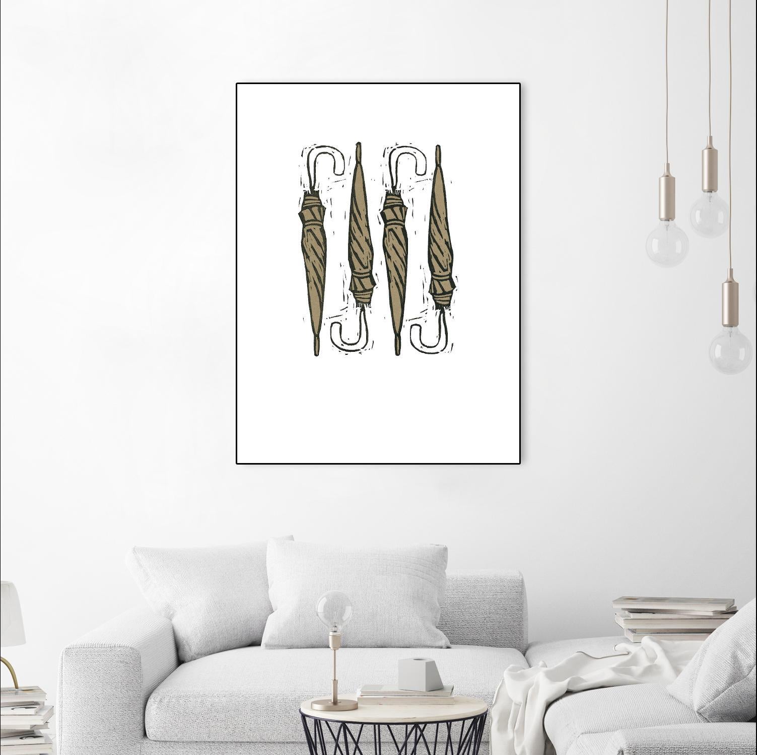 Umbrella Group 1 by Harvey, Brenna Harvey on GIANT ART - black still life fashion