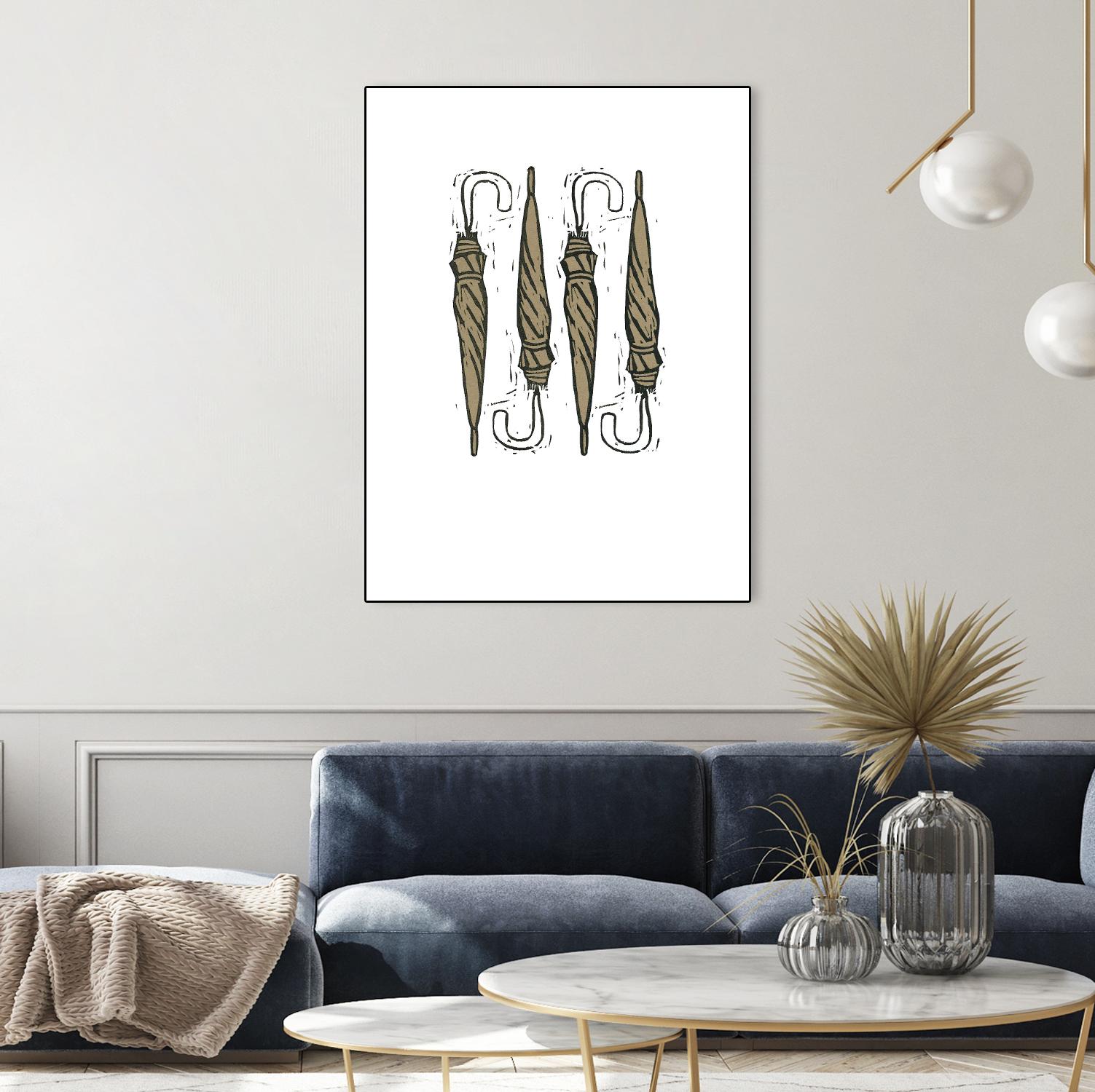 Umbrella Group 1 by Harvey, Brenna Harvey on GIANT ART - black still life fashion