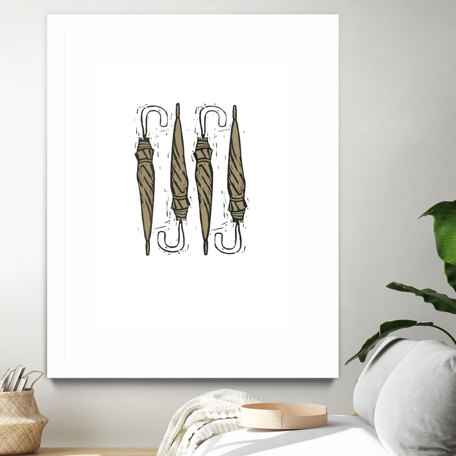 Umbrella Group 1 by Harvey, Brenna Harvey on GIANT ART - black still life fashion