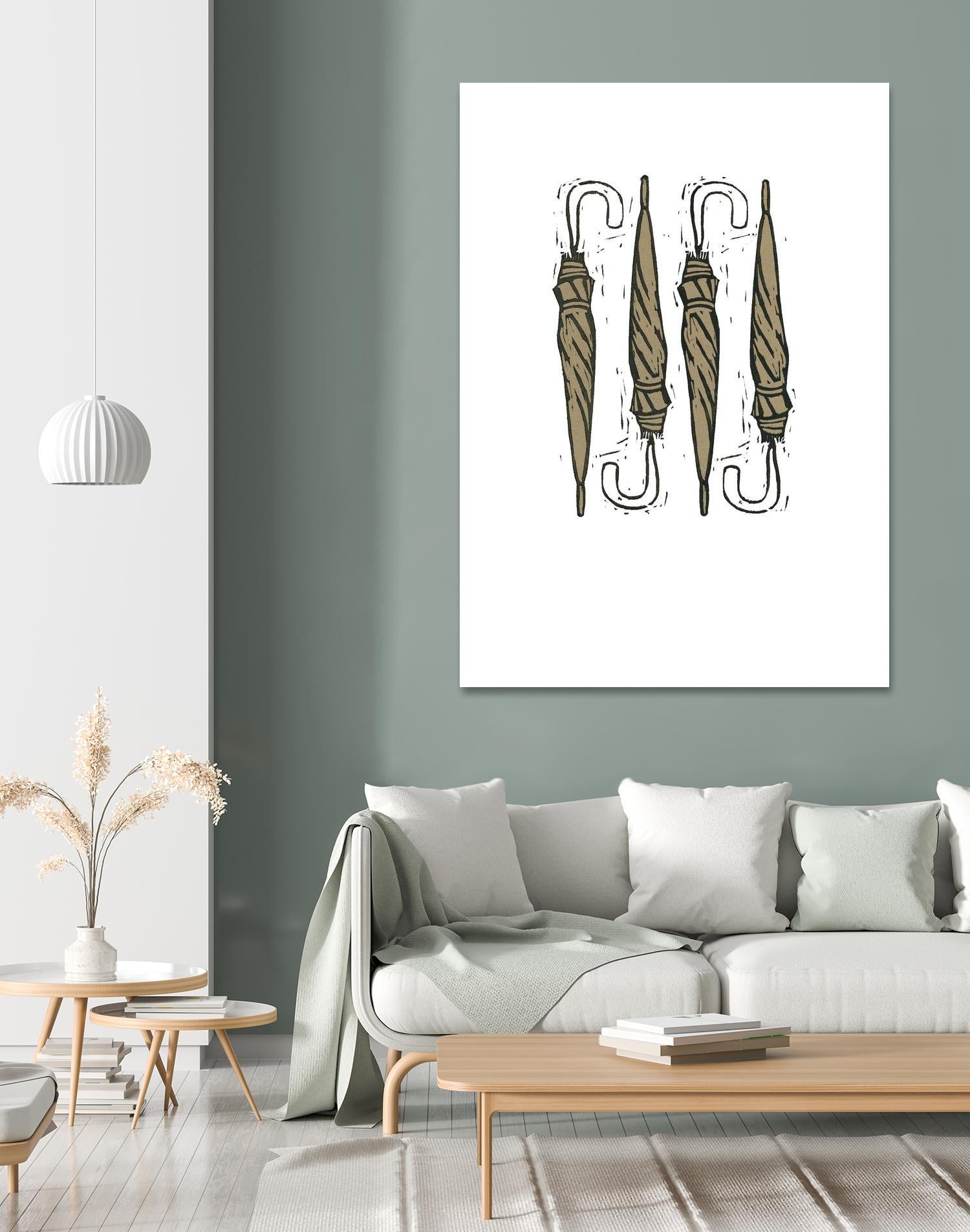 Umbrella Group 1 by Harvey, Brenna Harvey on GIANT ART - black still life fashion