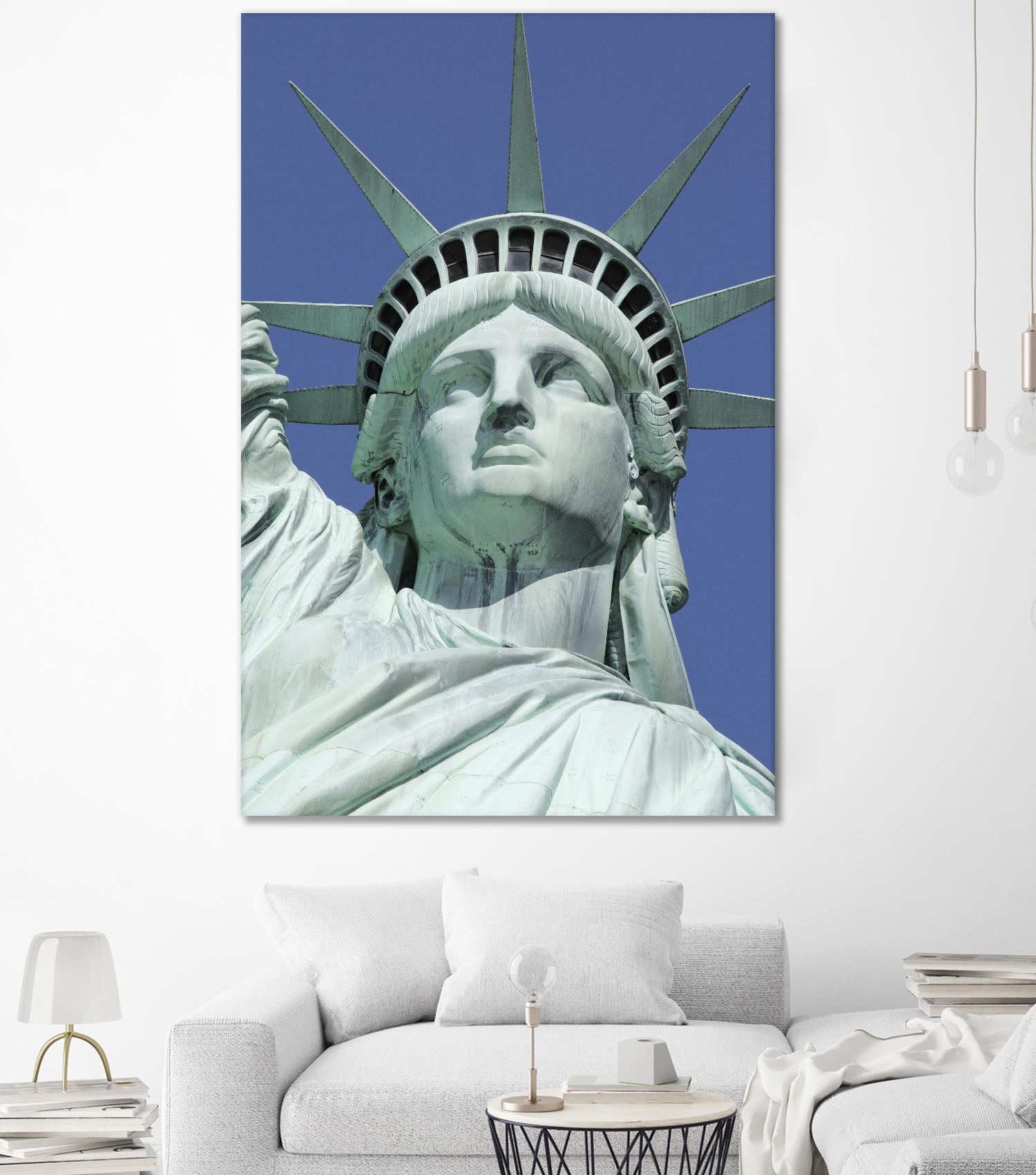 Statue of Liberty 3 by Lillis Werder on GIANT ART - blue photo art