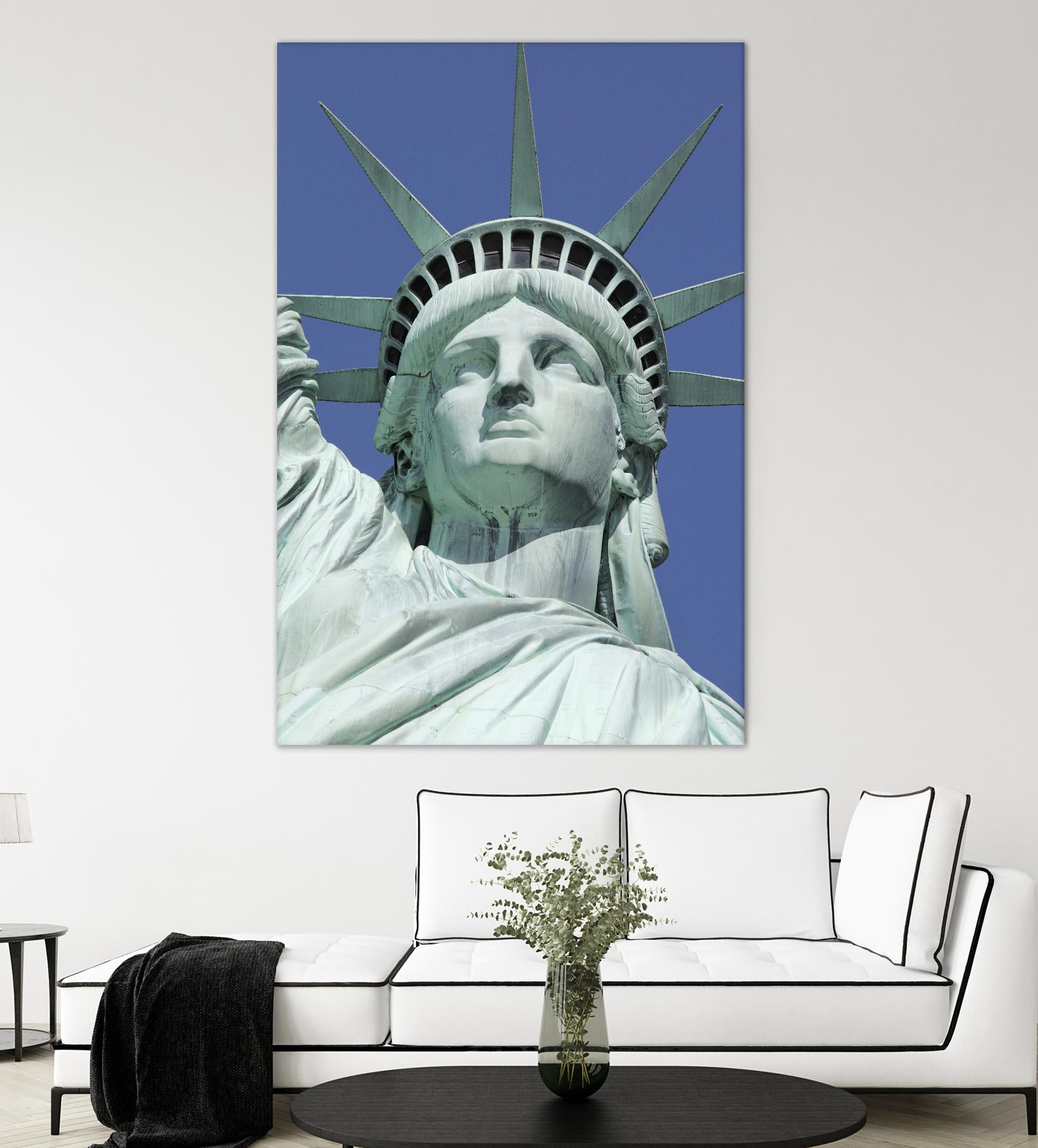 Statue of Liberty 3 by Lillis Werder on GIANT ART - blue photo art